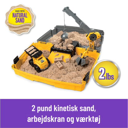 Konstruktionslegesæt med Formbart Sand