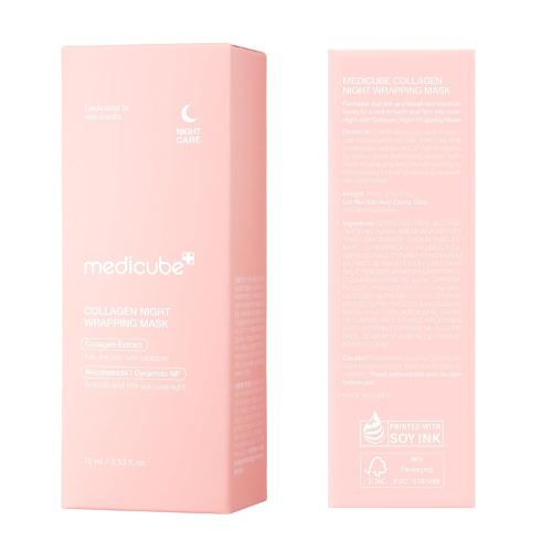 Collagen‑Boostende Natmaske med Wrap‑Effekt