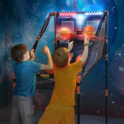 Elektronisk Arcade‑Basketball til Hjemmet – 2‑Personers Sæt
