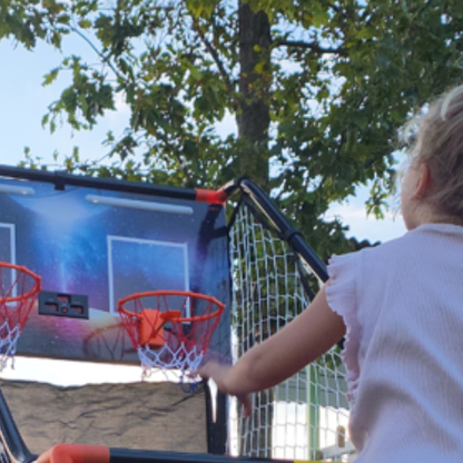 Elektronisk Arcade‑Basketball til Hjemmet – 2‑Personers Sæt