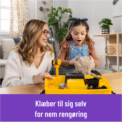 Konstruktionslegesæt med Formbart Sand