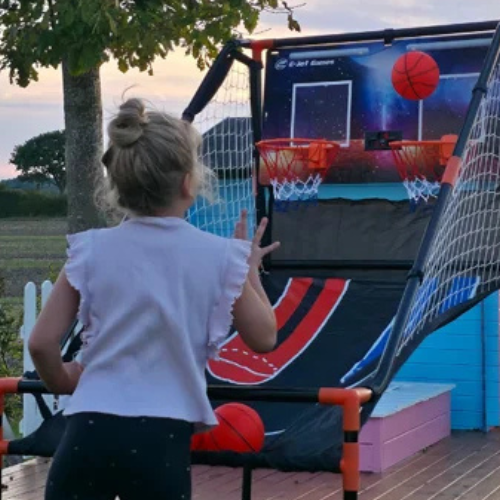 Elektronisk Arcade‑Basketball til Hjemmet – 2‑Personers Sæt