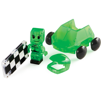 Downhill Racing Magnetisk Tiles Sæt – 40‑Delers Eventyrpakke
