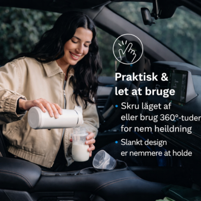Superhurtig bærbar flaskevarmer