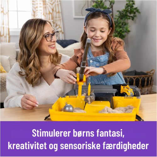 Konstruktionslegesæt med Formbart Sand