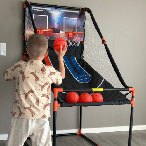 Elektronisk Arcade‑Basketball til Hjemmet – 2‑Personers Sæt