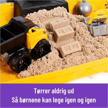 Konstruktionslegesæt med Formbart Sand