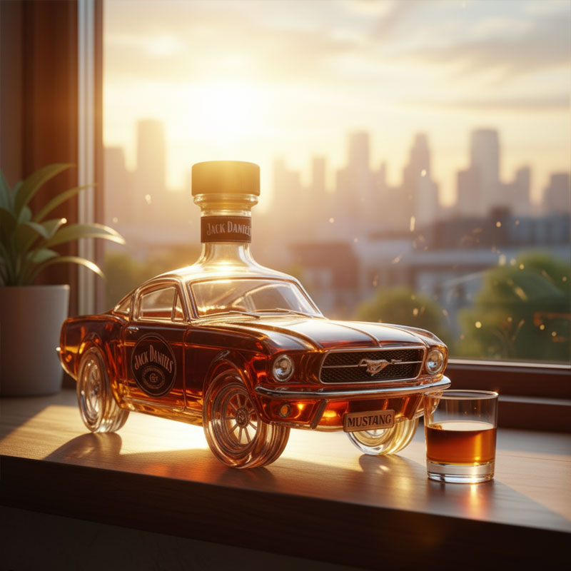 Bronco Whiskyfles