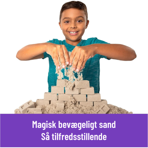 Konstruktionslegesæt med Formbart Sand