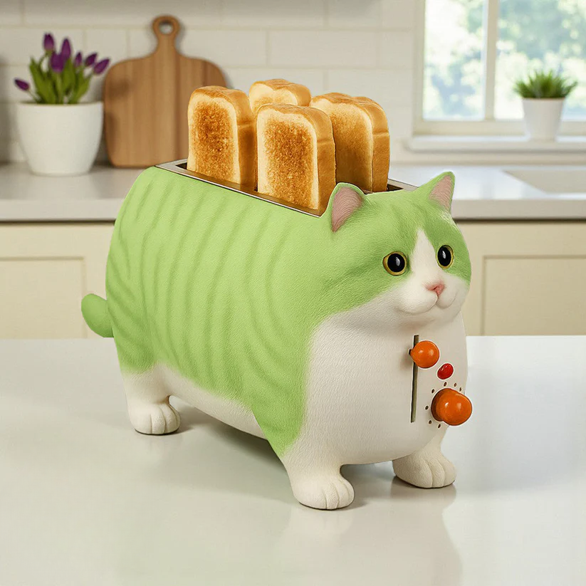 KittyToast brødrister – En spinnende morgenmadsoplevelse!