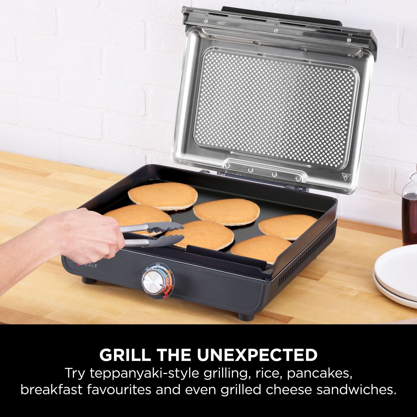 Indendørs grill og bageplade