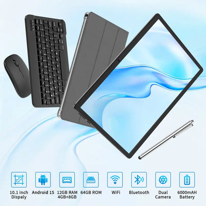 Lumen 2-i-1 tablet med tastatur og mus