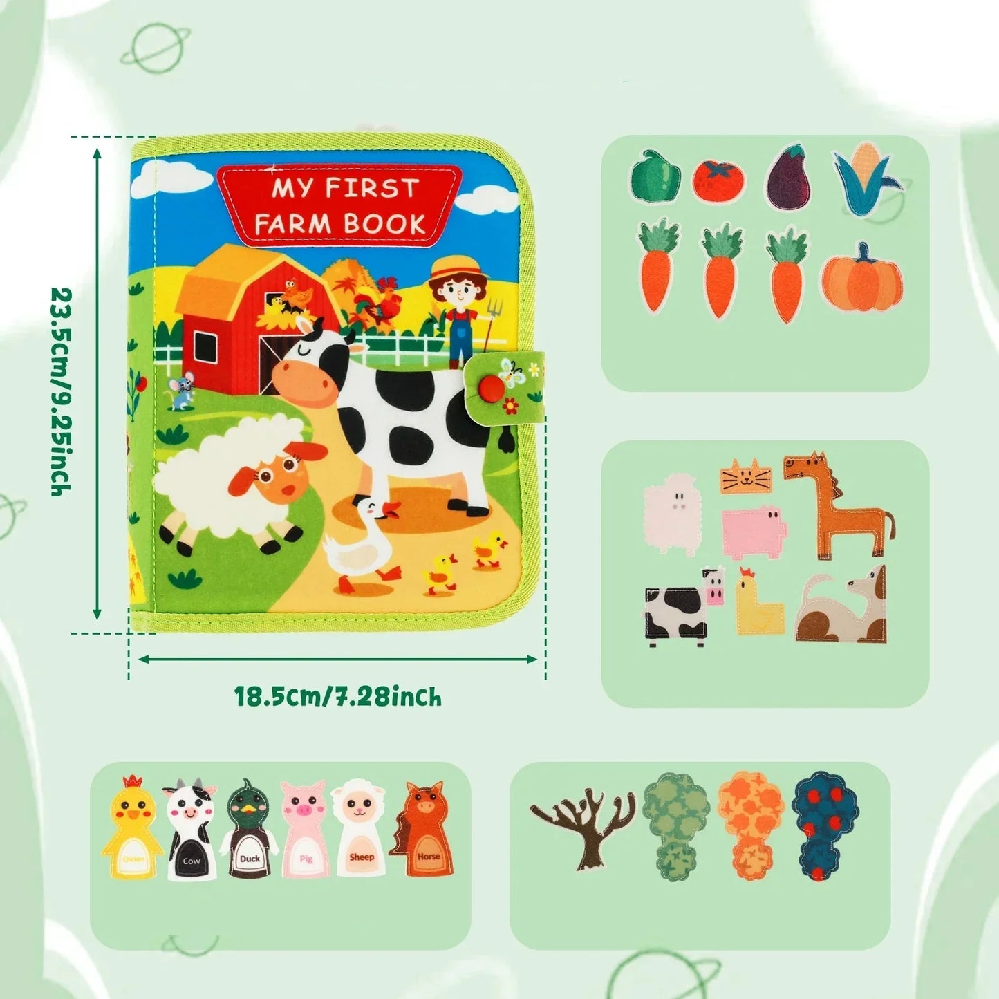 FarmFun™ – Pædagogisk Montessori bondegård historiebog
