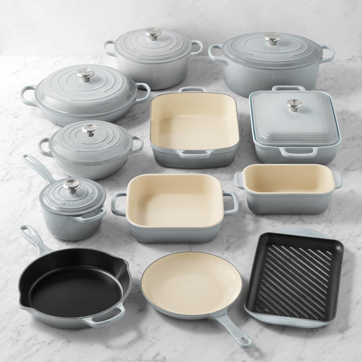 Le Creuset køkkengrejssæt (18 dele)