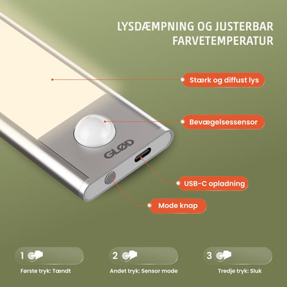 Glød LED lysbar