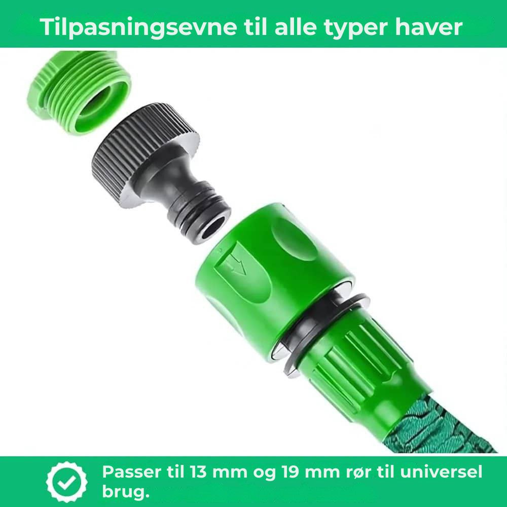Aquaflex｜Udtrækkelig haveslange｜8 højtryksstråleindstillinger