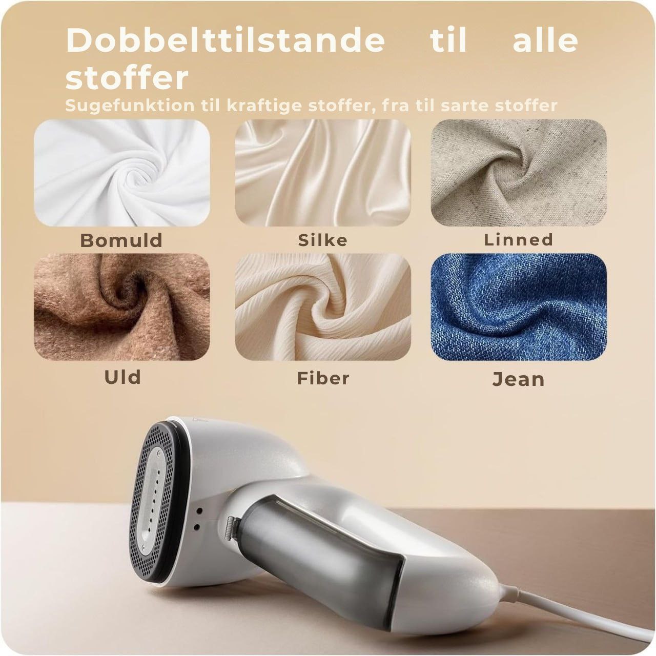 STEAMIFY™ Professionelt dampstrygejern med sugefunktion – Ingen folder på få sekunder