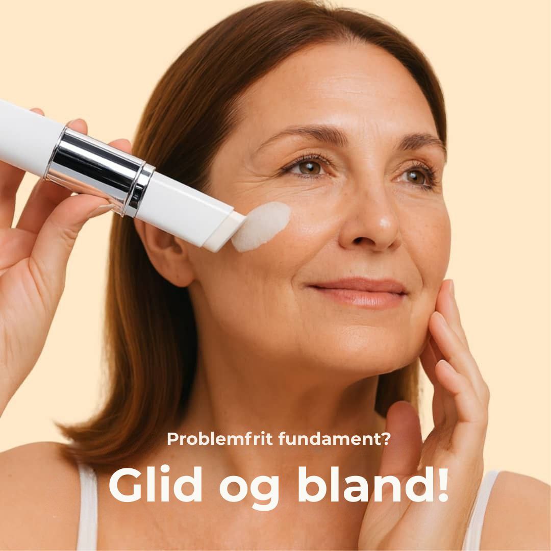 2-i-1 foundation med integreret pensel