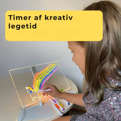 LED-tegnebræt til børn
