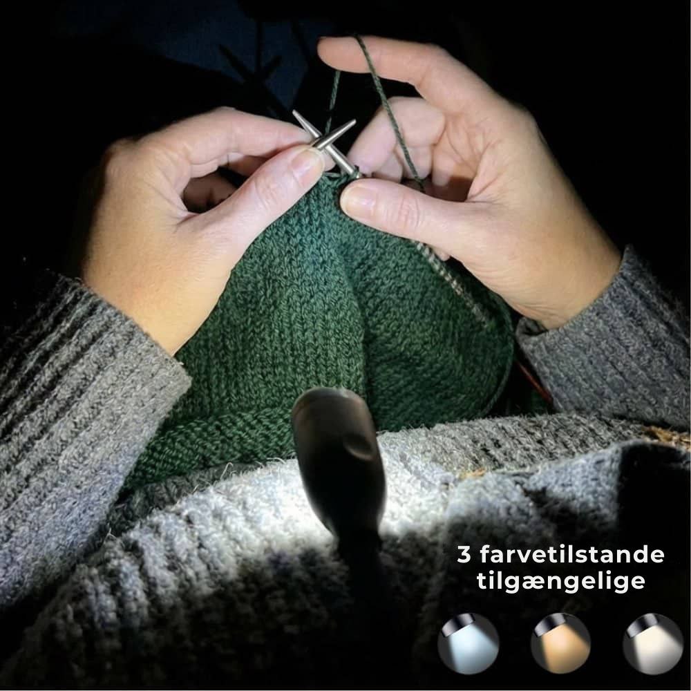 LumiAliria – Halslampe, der belyser dine kreationer og lindrer træthed i øjnene
