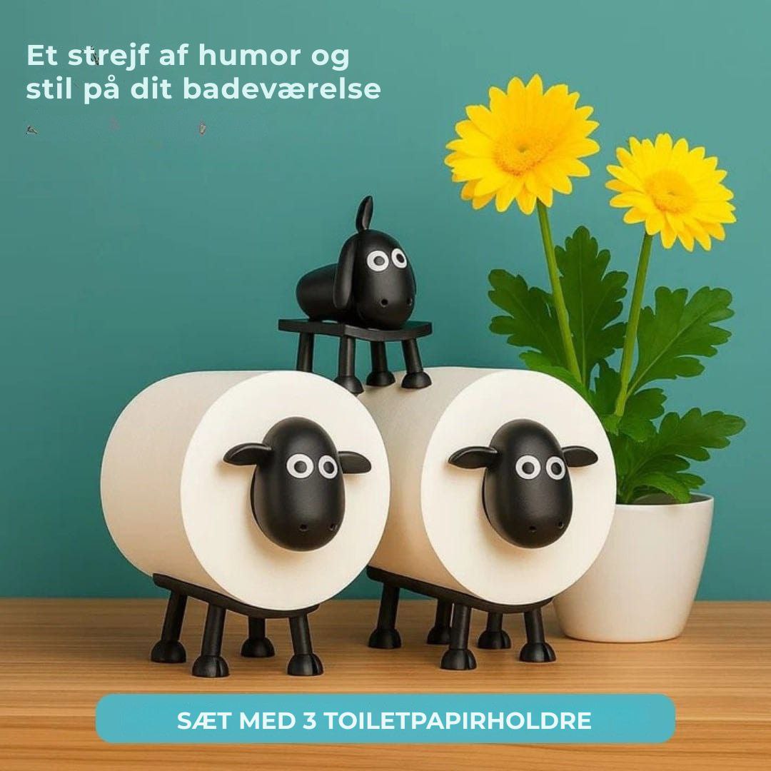 Sæt med 3 toiletpapirholdere
