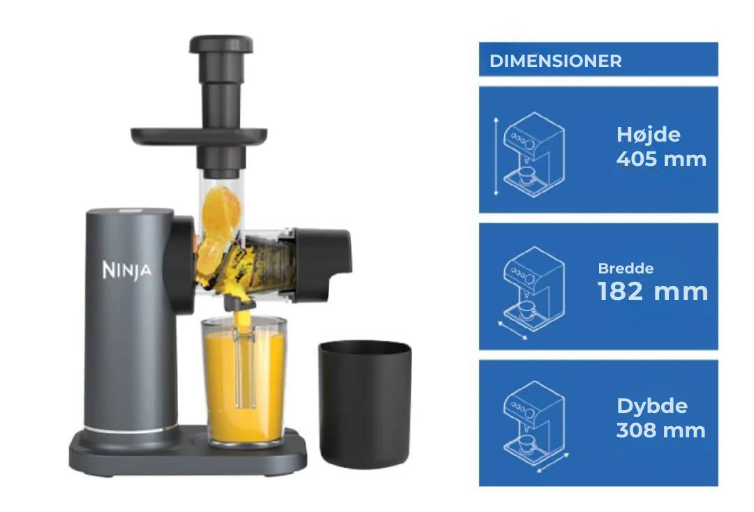 Ninja NEVERCLOG koldpresset juicer