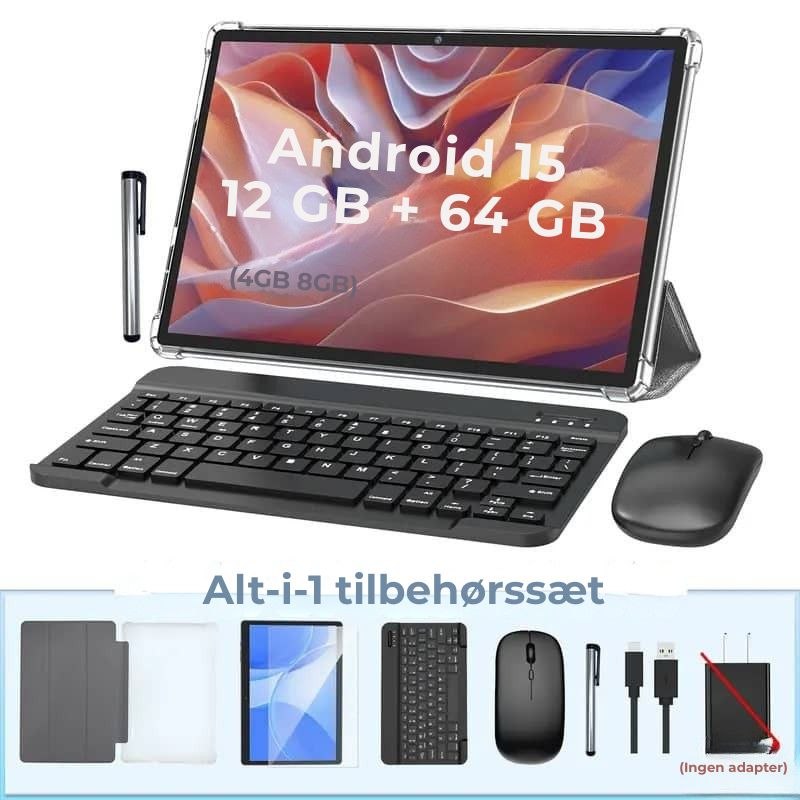 Lumen 2-i-1 tablet med tastatur og mus