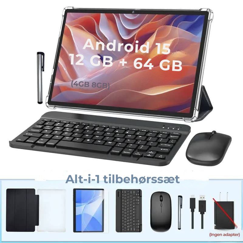 Lumen 2-i-1 tablet med tastatur og mus
