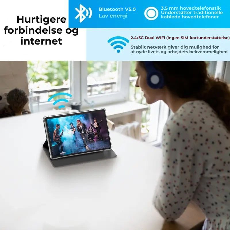 Lumen 2-i-1 tablet med tastatur og mus