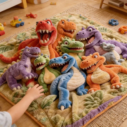 Dinozy™ 3D sensorisk dinosaurtæppe